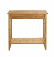 HAKU Möbel Konsolentisch rechteckig Massivholz eiche 75,0 x 35,0 x 75,0 cm, 1 St.