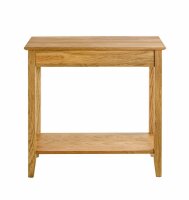 HAKU Möbel Konsolentisch rechteckig Massivholz eiche 75,0 x 35,0 x 75,0 cm, 1 St.