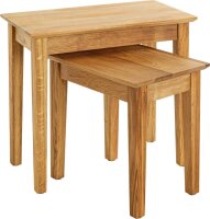 HAKU Möbel Beistelltisch rechteckig Holz schwarz 43,0 x 30,0 x 42,0 cm, 1 St.