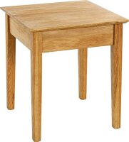 HAKU Möbel Beistelltisch Massivholz eiche 45,0 x...