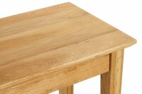 HAKU Möbel Beistelltisch rechteckig Holz schwarz 56,0 x 30,0 x 52,0 cm, 1 St.
