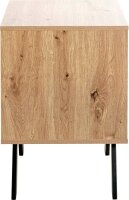 HAKU Möbel Konsole Nachttisch rechteckig MDF-Platte eiche 45,0 x 40,0 x 60,0 cm, 1 St.