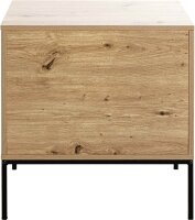 HAKU Möbel Konsole Nachttisch rechteckig MDF-Platte eiche 55,0 x 42,0 x 60,0 cm, 1 St.