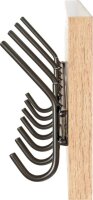 HAKU Möbel Wandgarderobe 54440 eiche Holz 7 Haken 60,0 x 20,0 cm, 1 St.