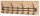 HAKU Möbel Wandgarderobe 54440 eiche Holz 7 Haken 60,0 x 20,0 cm, 1 St.
