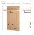 HAKU Möbel Wandgarderobe 54439 eiche Holz 5 Haken 48,0 x 90,0 cm, 1 St.