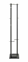 HAKU Möbel Kleiderständer 54527 schwarz Metall 10 Haken 40,0 x 175,0 cm, 1 St.