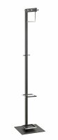 HAKU Möbel Kleiderständer 54553 schwarz Metall 8 Haken 35,0 x 175,0 cm, 1 St.
