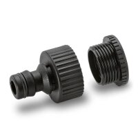 KÄRCHER Hahnanschluss 2.645-007.0, 26,5 mm (G 3/4 Zoll), 33,3 mm (G 1 Zoll) Gewinde, 1 St.
