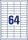 AVERY Zweckform Etiketten 3667-200 weiß 48,5 x 16,9 mm, 220 Blatt