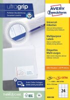 AVERY Zweckform Etiketten 3658-200 weiß 64,6 x 33,8...