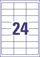 AVERY Zweckform Etiketten 3658-200 weiß 64,6 x 33,8 mm, 220 Blatt