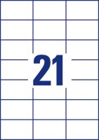 AVERY Zweckform Etiketten 3652-200 weiß 70,0 x 42,3 mm, 220 Blatt