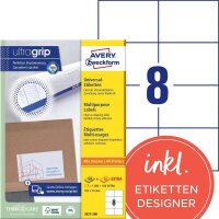 AVERY Zweckform Etiketten 3427-200 weiß 105,0 x...