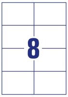 AVERY Zweckform Etiketten 3427-200 weiß 105,0 x 74,0 mm, 220 Blatt