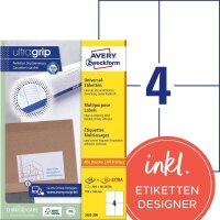 AVERY Zweckform Etiketten 3483-200 weiß 105,0 x...
