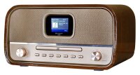 soundmaster DAB970BR1 HiFi-Anlage braun