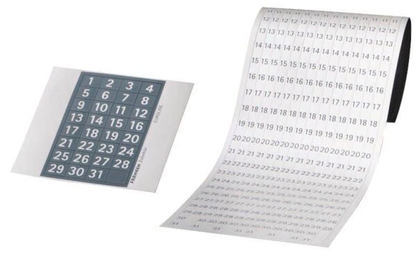 FRANKEN EuroLine 5000 Magnetbänder weiß 12,7 x 42,0 cm, 1 Set