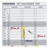 FRANKEN JetKalender® 703 Jahresplaner,...