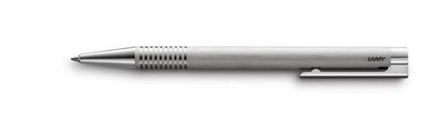 LAMY Kugelschreiber logo silber, Schreibfarbe: schwarz, 1 St.