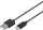 goobay USB 2.0 A/USB C Kabel 1,0 m schwarz, 1 St.