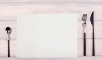 PROnappe Platzsets Tiss Lack weiß 30,0 x 40,0 cm, 500 St.