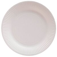 PROnappe Pappteller weiß 23,0 x 23,0 cm, 50 St.