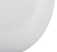 PROnappe Pappteller weiß 23,0 x 23,0 cm, 50 St.