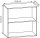 VCM my office Aktenregal L weiß 70,0 x 37,0 x 74,0 cm, 1 St.