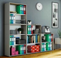 VCM my office Aktenregal L grau 70,0 x 37,0 x 74,0 cm, 1 St.