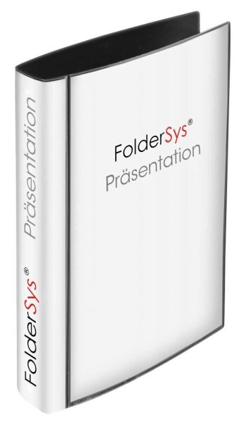 FolderSys Ringbuch 4-Ringe schwarz 4,0 cm DIN A4, 1 St.