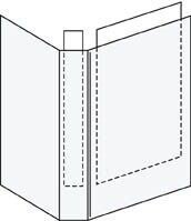 FolderSys Ringbuch 4-Ringe schwarz 4,0 cm DIN A4, 1 St.