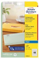 AVERY Zweckform Folien-Adressetiketten J4720-25...
