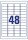 AVERY Zweckform Folien-Adressetiketten J4720-25 transparent 45,7 x 21,2 mm, 25 Blatt