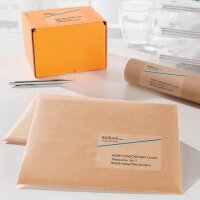 AVERY Zweckform Folien-Versandetiketten J4722-25 transparent 96,0 x 50,8 mm, 25 Blatt