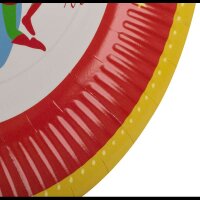 PROnappe Pappteller Superheld mehrfarbig Ø 23,0 cm, 10 St.