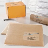 AVERY Zweckform Folien-Versandetiketten J8567-25 transparent 210,0 x 297,0 mm, 25 Blatt