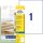 AVERY Zweckform Folien-Versandetiketten J8567-25 transparent 210,0 x 297,0 mm, 25 Blatt