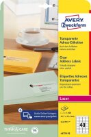 AVERY Zweckform Folien-Adressetiketten L4770-25...