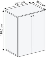 VCM my office Aktenschrank XL, 913933 weiß 2...