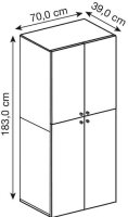 VCM my office Aktenschrank XXL, 914113 weiß 4...
