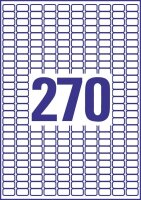 AVERY Zweckform Etiketten L4730REV-25 weiß 17,8 x 10,0 mm, 30 Blatt