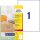 AVERY Zweckform Folien-Versandetiketten L7567-25 transparent 210,0 x 297,0 mm, 25 Blatt