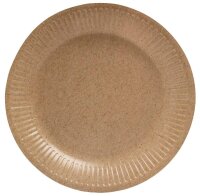 PROnappe Pappteller braun Ø 23,0 cm, 20 St.