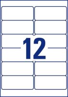 AVERY Zweckform Etiketten L4743REV-25 weiß 99,1 x 42,3 mm, 30 Blatt