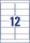 AVERY Zweckform Etiketten L4743REV-25 weiß 99,1 x 42,3 mm, 30 Blatt