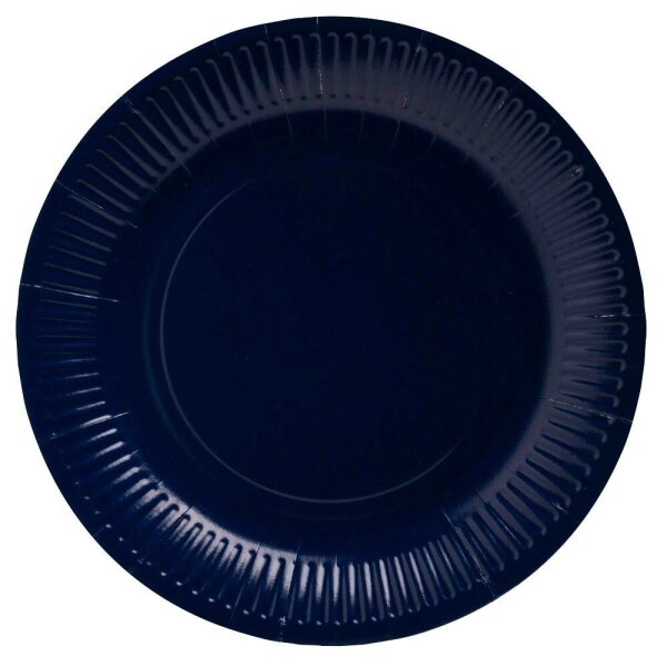PROnappe Pappteller marineblau Ø 23,0 cm, 20 St.