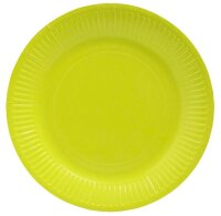PROnappe Pappteller kiwigrün Ø 23,0 cm, 20 St.