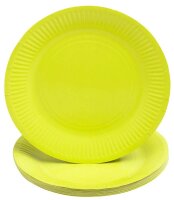 PROnappe Pappteller kiwigrün Ø 23,0 cm, 20 St.