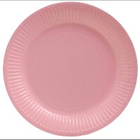 PROnappe Pappteller pink Ø 23,0 cm, 20 St.